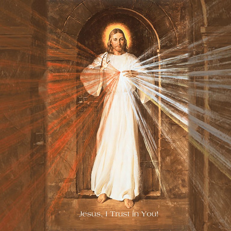 The Divine Mercy image of Jesus